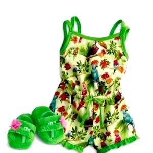 Brand NEW in Box American Girl Pajamas Set LEA CLARK Rainforest Dreams for Doll